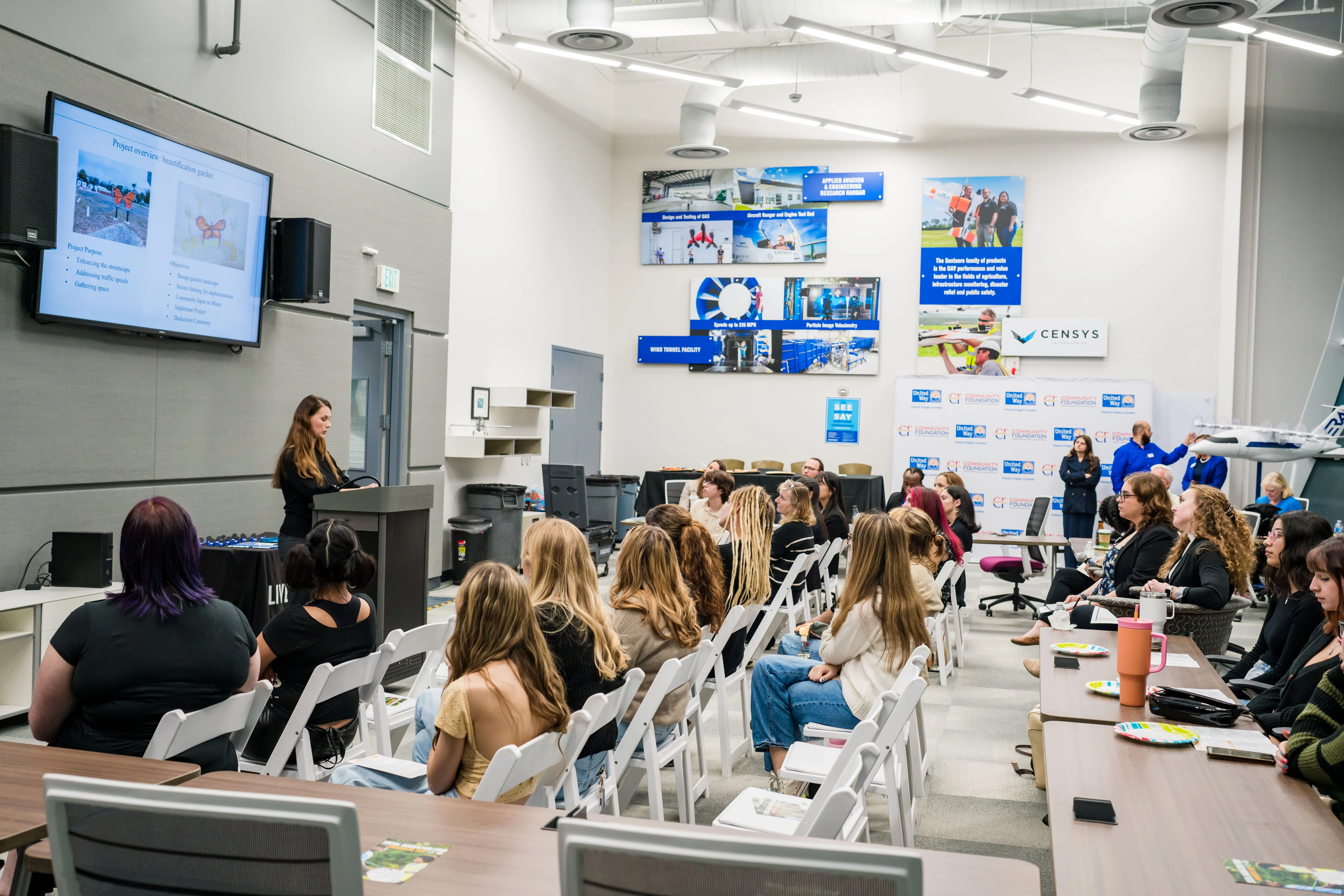 Spring Hill Beautification team making pitch.